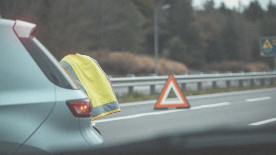 Jakie środki bezpieczeństwa należy zachować w przypadku awarii samochodu?