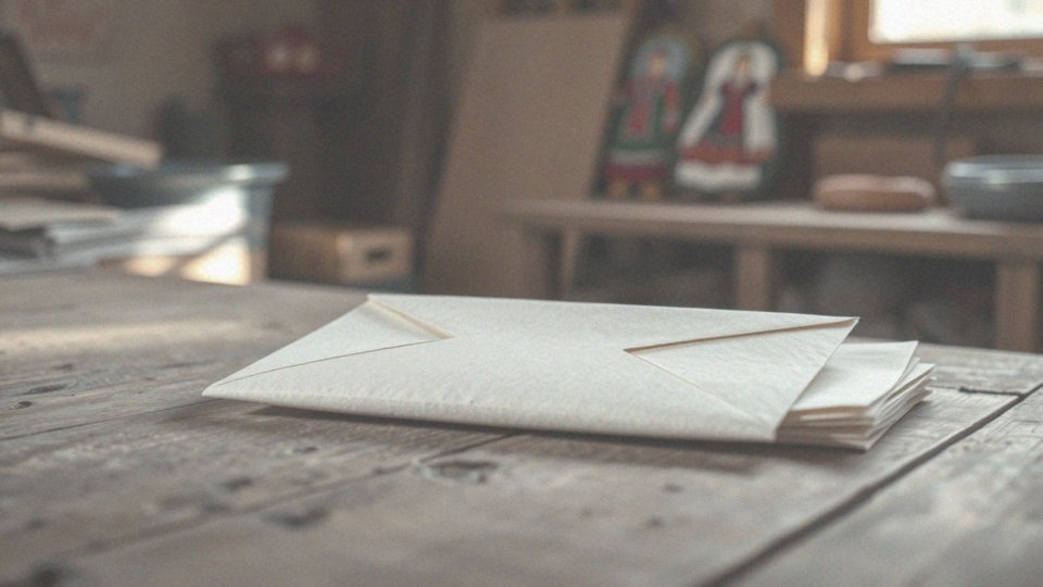 Co to jest koperta z papieru złożona bez kleju i taśmy?