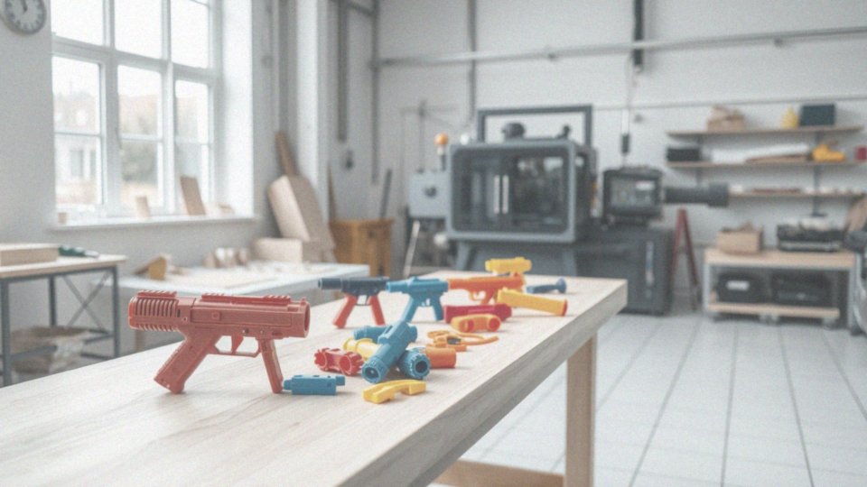 Jakie materiały są używane do produkcji minigunów dla dzieci?
