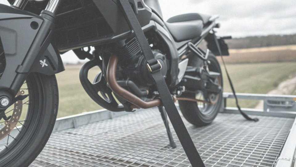 Jak zamocować motocykl na przyczepie?