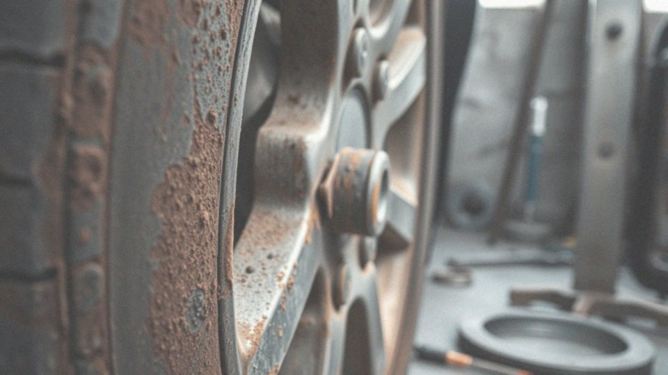Jak usunąć rdzę z felg stalowych?