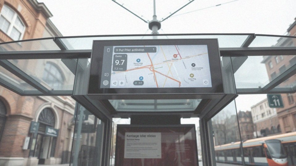 Jak mapa pomaga w ustaleniu położenia autobusu?