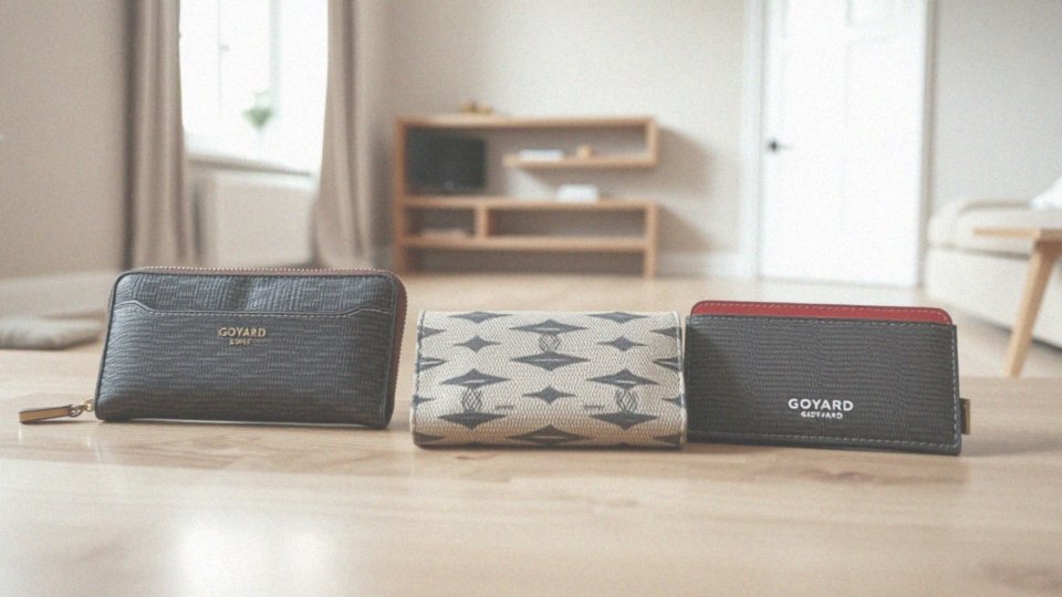 Jakie są najpopularniejsze modele portfeli Goyard?