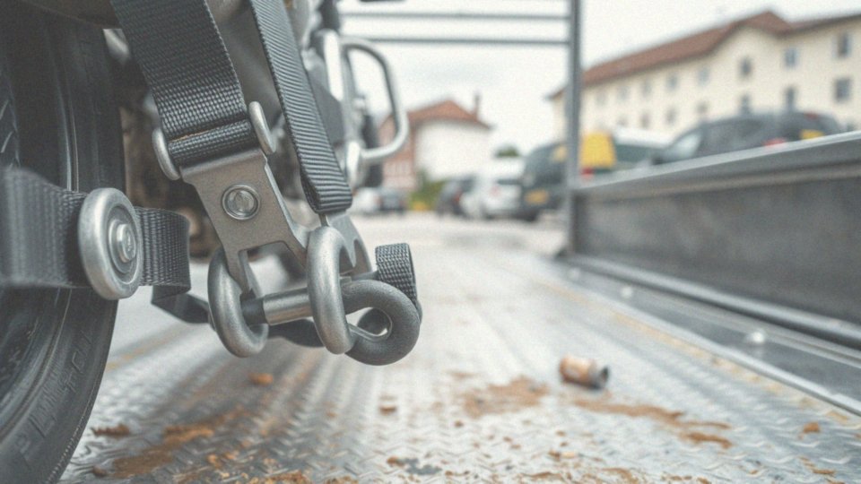 Jakie pasy transportowe są najlepsze do mocowania motocykla?