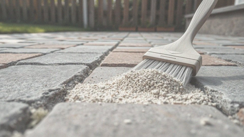 Jak wypełnić spoiny między kostkami?